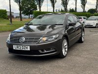 USED 2013 13 VOLKSWAGEN CC 2.0 GT TDI BLUEMOTION TECHNOLOGY DSG 4d 175 BHP THIS CAR COMES WITH 6 MONTHS WARRANTY , BREAKDOWN COVER & RECOVERY +  FRONT AND REAR PARKING AID +  REVERSING CAMERA +  TWO TONE FULL LEATHER TRIM +  FRONT HEATED SEATS +  LED DAY TIME RUNNING LIGHTS +  AUTO HEADLIGHTS +  FRONT FOG LAMPS +  BENDING LIGHTS +  SAT NAV +  BLUETOOTH +  AUX AND USB +  TRIP COMPUTER +  CRUISE CONTROL +  STEERING CONTROLS +  AUTO SIDE MIRRORS +  18 INCH ALLOY WHEELS