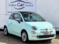 USED 2018 68 FIAT 500C 1.2 LOUNGE 2d 69 BHP www.suffolkcarcentre.co.uk - Located at Lowestoft