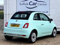 USED 2018 68 FIAT 500C 1.2 LOUNGE 2d 69 BHP www.suffolkcarcentre.co.uk - Located at Lowestoft