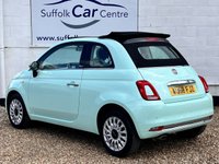 USED 2018 68 FIAT 500C 1.2 LOUNGE 2d 69 BHP www.suffolkcarcentre.co.uk - Located at Lowestoft