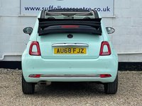 USED 2018 68 FIAT 500C 1.2 LOUNGE 2d 69 BHP www.suffolkcarcentre.co.uk - Located at Lowestoft