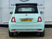 USED 2018 68 FIAT 500C 1.2 LOUNGE 2d 69 BHP www.suffolkcarcentre.co.uk - Located at Lowestoft