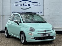 USED 2018 68 FIAT 500C 1.2 LOUNGE 2d 69 BHP www.suffolkcarcentre.co.uk - Located at Lowestoft