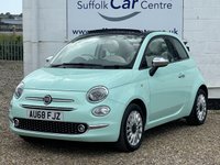 USED 2018 68 FIAT 500C 1.2 LOUNGE 2d 69 BHP www.suffolkcarcentre.co.uk - Located at Lowestoft