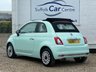 USED 2018 68 FIAT 500C 1.2 LOUNGE 2d 69 BHP www.suffolkcarcentre.co.uk - Located at Lowestoft