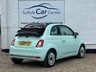 USED 2018 68 FIAT 500C 1.2 LOUNGE 2d 69 BHP www.suffolkcarcentre.co.uk - Located at Lowestoft