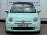 USED 2018 68 FIAT 500C 1.2 LOUNGE 2d 69 BHP www.suffolkcarcentre.co.uk - Located at Lowestoft