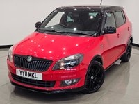 USED 2011 11 SKODA FABIA 1.2 TSI (105 BHP) MONTE CARLO ( EURO 5 ) 5DR HATCHBACK + AIR CON + 17S + FACTORY BODY STYLING 17S + FACTORY BODY STYLING + PRIVACY GLASS