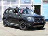 USED 2017 17 DACIA DUSTER 1.5 PRESTIGE DCI 5d 109 BHP Finished in MERCURY GREY METALLIC with contrasting GREY CLOTH trim. This Duster is a back-to-basics small family SUV with chunky off-road styling and a roomy interior. It's the ideal choice if you want a lot of metal for your money and fuss-free family transport. Features include Sat Nav, Front Fogs, All round electric windows, Alloys and much more. Dealer serviced at 10137 miles, 18826 miles, 29622 miles, 39596 miles, 43391 miles, and on arrival at 60174 miles.