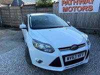 USED 2013 63 FORD FOCUS 1.6 TITANIUM NAVIGATOR ECONETIC TDCI START/STOP 5d 104 BHP &pound; ZERO ROAD TAX!!
