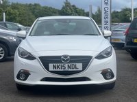 USED 2015 15 MAZDA 3 2.0 SPORT NAV 4d 118 BHP 2 KEYS +   FULL SERVICE RECORD +  FRONT HEATED SEATS +   FULL LEATHER TRIM +   FRONT PARKING SENSORS +   REAR PARKING SENSORS +   HEADS UP DISPLAY +   CRUISE CONTROL +  COLLISION DETECTION CONTROL +   TRACTION CONTROL +   DUAL ZONE CLIMATE CONTROL +   BLUETOOTH CONNECTIVITY+   AUX CONNECTIVITY +   SD CARD SLOT +   USB CONNECTIVITY +   18 INCH ALLOY WHEELS