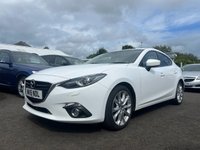 USED 2015 15 MAZDA 3 2.0 SPORT NAV 4d 118 BHP 2 KEYS +   FULL SERVICE RECORD +  FRONT HEATED SEATS +   FULL LEATHER TRIM +   FRONT PARKING SENSORS +   REAR PARKING SENSORS +   HEADS UP DISPLAY +   CRUISE CONTROL +  COLLISION DETECTION CONTROL +   TRACTION CONTROL +   DUAL ZONE CLIMATE CONTROL +   BLUETOOTH CONNECTIVITY+   AUX CONNECTIVITY +   SD CARD SLOT +   USB CONNECTIVITY +   18 INCH ALLOY WHEELS