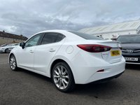 USED 2015 15 MAZDA 3 2.0 SPORT NAV 4d 118 BHP 2 KEYS +   FULL SERVICE RECORD +  FRONT HEATED SEATS +   FULL LEATHER TRIM +   FRONT PARKING SENSORS +   REAR PARKING SENSORS +   HEADS UP DISPLAY +   CRUISE CONTROL +  COLLISION DETECTION CONTROL +   TRACTION CONTROL +   DUAL ZONE CLIMATE CONTROL +   BLUETOOTH CONNECTIVITY+   AUX CONNECTIVITY +   SD CARD SLOT +   USB CONNECTIVITY +   18 INCH ALLOY WHEELS