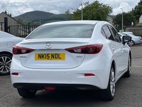 USED 2015 15 MAZDA 3 2.0 SPORT NAV 4d 118 BHP 2 KEYS +   FULL SERVICE RECORD +  FRONT HEATED SEATS +   FULL LEATHER TRIM +   FRONT PARKING SENSORS +   REAR PARKING SENSORS +   HEADS UP DISPLAY +   CRUISE CONTROL +  COLLISION DETECTION CONTROL +   TRACTION CONTROL +   DUAL ZONE CLIMATE CONTROL +   BLUETOOTH CONNECTIVITY+   AUX CONNECTIVITY +   SD CARD SLOT +   USB CONNECTIVITY +   18 INCH ALLOY WHEELS