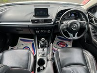USED 2015 15 MAZDA 3 2.0 SPORT NAV 4d 118 BHP 2 KEYS +   FULL SERVICE RECORD +  FRONT HEATED SEATS +   FULL LEATHER TRIM +   FRONT PARKING SENSORS +   REAR PARKING SENSORS +   HEADS UP DISPLAY +   CRUISE CONTROL +  COLLISION DETECTION CONTROL +   TRACTION CONTROL +   DUAL ZONE CLIMATE CONTROL +   BLUETOOTH CONNECTIVITY+   AUX CONNECTIVITY +   SD CARD SLOT +   USB CONNECTIVITY +   18 INCH ALLOY WHEELS