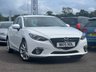 USED 2015 15 MAZDA 3 2.0 SPORT NAV 4d 118 BHP 2 KEYS +   FULL SERVICE RECORD +  FRONT HEATED SEATS +   FULL LEATHER TRIM +   FRONT PARKING SENSORS +   REAR PARKING SENSORS +   HEADS UP DISPLAY +   CRUISE CONTROL +  COLLISION DETECTION CONTROL +   TRACTION CONTROL +   DUAL ZONE CLIMATE CONTROL +   BLUETOOTH CONNECTIVITY+   AUX CONNECTIVITY +   SD CARD SLOT +   USB CONNECTIVITY +   18 INCH ALLOY WHEELS