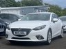 USED 2015 15 MAZDA 3 2.0 SPORT NAV 4d 118 BHP 2 KEYS +   FULL SERVICE RECORD +  FRONT HEATED SEATS +   FULL LEATHER TRIM +   FRONT PARKING SENSORS +   REAR PARKING SENSORS +   HEADS UP DISPLAY +   CRUISE CONTROL +  COLLISION DETECTION CONTROL +   TRACTION CONTROL +   DUAL ZONE CLIMATE CONTROL +   BLUETOOTH CONNECTIVITY+   AUX CONNECTIVITY +   SD CARD SLOT +   USB CONNECTIVITY +   18 INCH ALLOY WHEELS