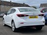 USED 2015 15 MAZDA 3 2.0 SPORT NAV 4d 118 BHP 2 KEYS +   FULL SERVICE RECORD +  FRONT HEATED SEATS +   FULL LEATHER TRIM +   FRONT PARKING SENSORS +   REAR PARKING SENSORS +   HEADS UP DISPLAY +   CRUISE CONTROL +  COLLISION DETECTION CONTROL +   TRACTION CONTROL +   DUAL ZONE CLIMATE CONTROL +   BLUETOOTH CONNECTIVITY+   AUX CONNECTIVITY +   SD CARD SLOT +   USB CONNECTIVITY +   18 INCH ALLOY WHEELS