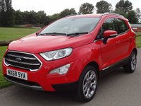 USED 2018 68 FORD ECOSPORT 1.0 TITANIUM 5d 124 BHP AUTOMATIC 