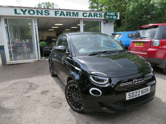 2022 22 Fiat 500e LA PRIMA 3d 117 BHP ALL ELECTRIC AUTOMATIC *WINTER PACK / HEATED SEATS*
