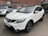USED 2014 14 NISSAN QASHQAI 1.5 DCI TEKNA 5dr - PEARL METALLIC PAINT