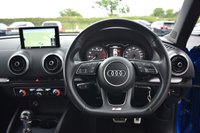 USED 2017 AUDI S3 2.0 S3 TFSI QUATTRO BLACK EDITION 3d 306 BHP ARA BLUE / BLACK EDTION / B&O