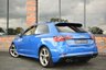 USED 2017 AUDI S3 2.0 S3 TFSI QUATTRO BLACK EDITION 3d 306 BHP ARA BLUE / BLACK EDTION / B&O