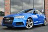 USED 2017 AUDI S3 2.0 S3 TFSI QUATTRO BLACK EDITION 3d 306 BHP ARA BLUE / BLACK EDTION / B&O