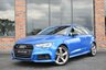 USED 2017 AUDI S3 2.0 S3 TFSI QUATTRO BLACK EDITION 3d 306 BHP ARA BLUE / BLACK EDTION / B&O