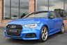 USED 2017 AUDI S3 2.0 S3 TFSI QUATTRO BLACK EDITION 3d 306 BHP ARA BLUE / BLACK EDTION / B&O