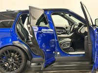 USED 2017 17 LAND ROVER RANGE ROVER SPORT 5.0 V8 SVR 5d 543 BHP Estoril Blue / Cirrus Ebony Leather, Alacantara Headlining , Complete service record 8 Online Detailed Services in Super Charger Belt at 08-04-2024  64605 Miles