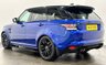 USED 2017 17 LAND ROVER RANGE ROVER SPORT 5.0 V8 SVR 5d 543 BHP Estoril Blue / Cirrus Ebony Leather, Alacantara Headlining , Complete service record 8 Online Detailed Services in Super Charger Belt at 08-04-2024  64605 Miles