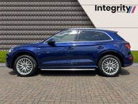 USED 2019 68 AUDI Q5 2.0 TDI QUATTRO S LINE 5d 188 BHP NAVARRA BLUE | RUNNING BOARDS
