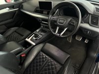 USED 2019 68 AUDI Q5 2.0 TDI QUATTRO S LINE 5d 188 BHP NAVARRA BLUE | RUNNING BOARDS