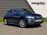 USED 2019 68 AUDI Q5 2.0 TDI QUATTRO S LINE 5d 188 BHP NAVARRA BLUE | RUNNING BOARDS