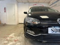 USED 2016 16 VOLKSWAGEN POLO 1.0 MATCH 5d 60 BHP LOW RATE FINANCE AVAILABLE + FREE12 MONTH RAC MEMBERSHIP + RAC PLATINUM WARRANTY INCLUDED