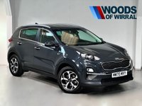 USED 2021 70 KIA SPORTAGE 1.6 2 ISG 5d 131 BHP CARPLAY+REARCAM+SATNAV+PRIVACY