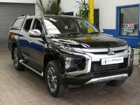 USED 2019 69 MITSUBISHI L200 2.3 DI-D BARBARIAN DCB 148 BHP STUNNING EXAMPLE TRUCKMAN HARDTOP LOAD LINER TOW BAR APP SAT NAV LEATHER HEATED SEATS REAR VIEW CAMERA 2 OWNERS SERVICE HISTORY