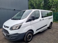 USED 2014 14 FORD TOURNEO CUSTOM 2.2 300 L2 TDCI 5d 99 BHP 9 seater mini buss  