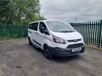 USED 2014 14 FORD TOURNEO CUSTOM 2.2 300 L2 TDCI 5d 99 BHP 9 seater mini buss  