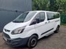 USED 2014 14 FORD TOURNEO CUSTOM 2.2 300 L2 TDCI 5d 99 BHP 9 seater mini buss  