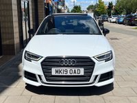 USED 2019 19 AUDI A3 1.5 SPORTBACK TFSI BLACK EDITION 5d 148 BHP PARK ASSIST SELF PARKING