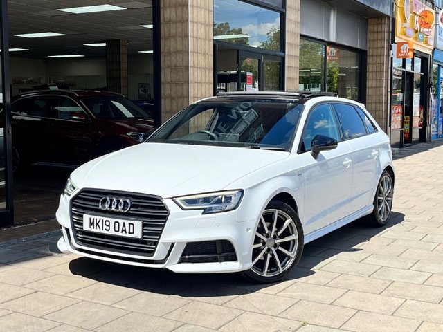2019 19 Audi A3 1.5 SPORTBACK TFSI BLACK EDITION 5d 148 BHP