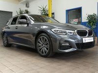 USED 2021 21 BMW 3 SERIES 2.0 330E M SPORT 5d 288 BHP SAT NAV LEATHER HEATED SEATS REAR VIEW CAMERA 1 OWNER SERVICE HISTORY WARRANTY