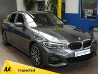 USED 2021 21 BMW 3 SERIES 2.0 330E M SPORT 5d 288 BHP SAT NAV LEATHER HEATED SEATS REAR VIEW CAMERA 1 OWNER SERVICE HISTORY WARRANTY