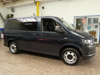 USED 2019 19 VOLKSWAGEN TRANSPORTER SHUTTLE 2.0 T32 TDI SHUTTLE S BMT 5d 101 BHP 8 SEAT BLUETOOTH PARK SENSORS 1 OWNER EXCELLENT SERVICE HISTORY 6 MONTHS GOLD WARRANTY