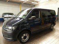 USED 2019 19 VOLKSWAGEN TRANSPORTER SHUTTLE 2.0 T32 TDI SHUTTLE S BMT 5d 101 BHP 8 SEAT BLUETOOTH PARK SENSORS 1 OWNER EXCELLENT SERVICE HISTORY 6 MONTHS GOLD WARRANTY