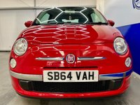 USED 2014 64 FIAT 500 1.2 Lounge Hatchback 3dr Petrol Manual Euro 6 (s/s) (69 bhp) &pound;35Tax,Sunroof,Bluetooth