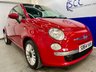 USED 2014 64 FIAT 500 1.2 Lounge Hatchback 3dr Petrol Manual Euro 6 (s/s) (69 bhp) &pound;35Tax,Sunroof,Bluetooth