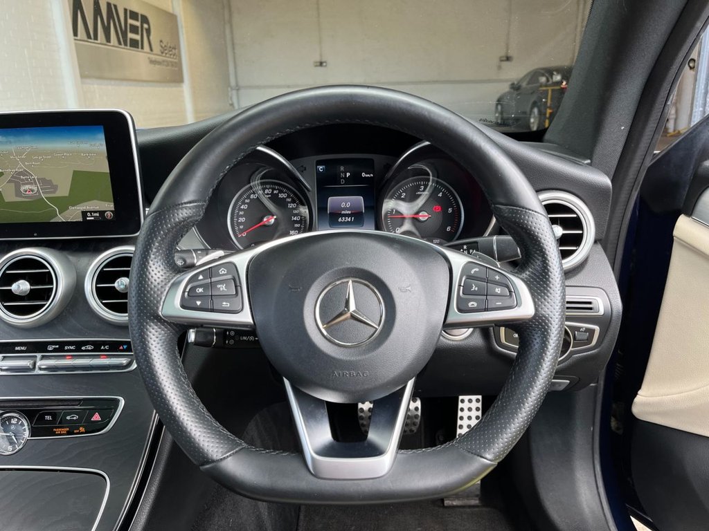 USED 2016 16 MERCEDES-BENZ C-CLASS 2.1 C 220 D AMG LINE PREMIUM PLUS 2d 168 BHP 
